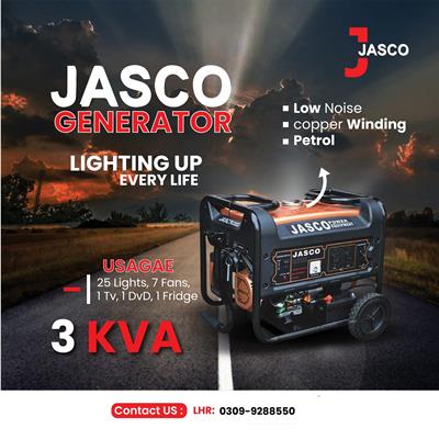 Jasco Generator 3 KVA - Golden Series J4500dc