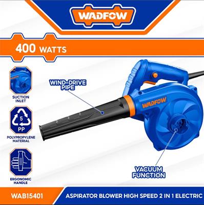 Wadfow WAB15401 Electric Aspirator Blower 400W