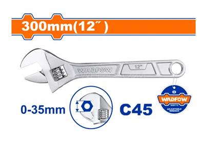 WADFOW ADJUSTABLE WRENCH - WAW1112