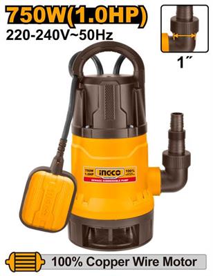 Ingco Submersible sewage water pump 750W - SPD7508