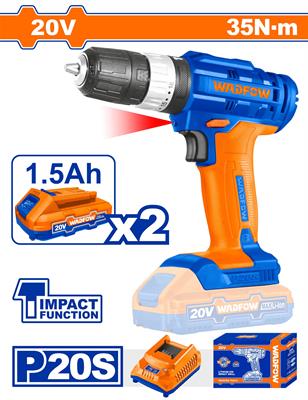 Wadfow Lithium-ion cordless drill – WCDP512