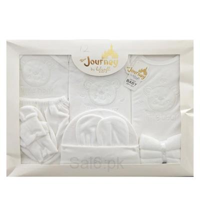 Lili White Baby Dress Gift Set