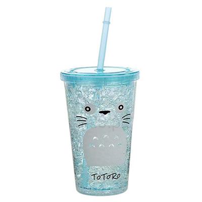 Acrylic Tumbler with Straw - Blue 