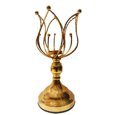 Golden Petal Candle Holder