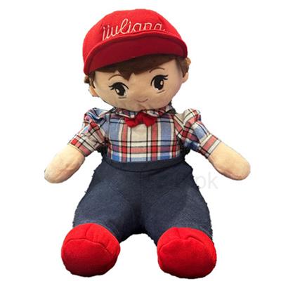 Boy with Cap Plush - Cute 35cm Soft Toy for Kids