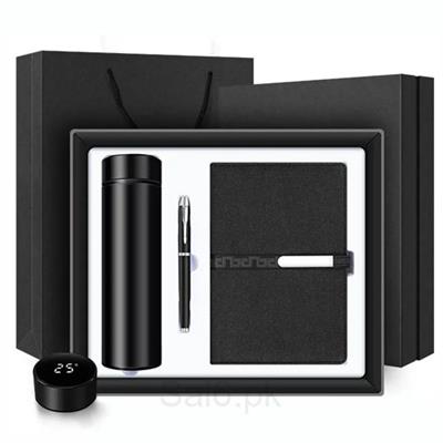 Premium Corporate Gift Set - Diary, Pen, and Bottle