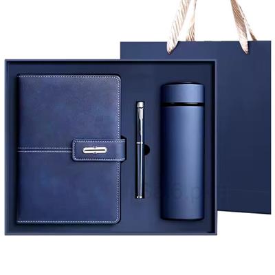 Premium Corporate Gift Set - Diary, Pen, and Bottle