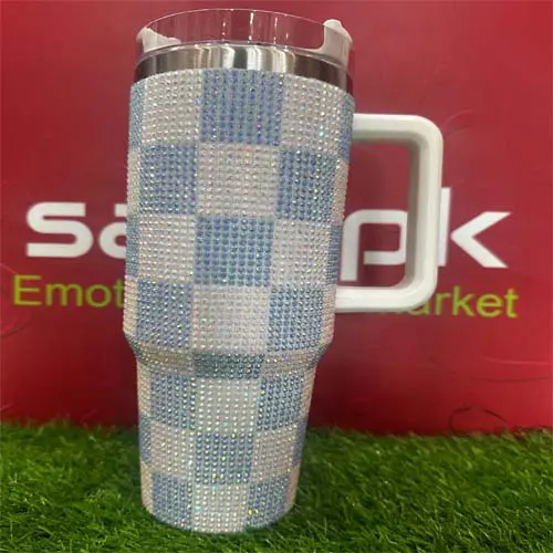 Fancy Shiny Tumbler - Blue 