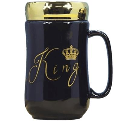 Elite King Mug – Black and Gold Edition