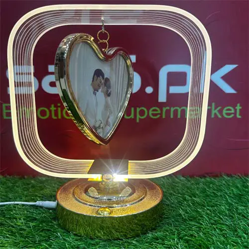 Heart Shaped Crystal Frame