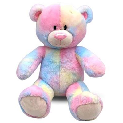 Pastel Marble Plush Teddy Bear