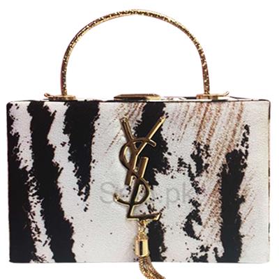 YSL Printed Clutch