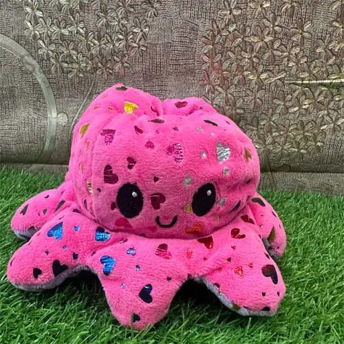 Reversible Octopus Plush Toy 