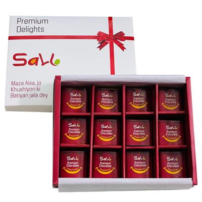 Sal6 Premium Chocolate Box - 6 Flavors of Delight