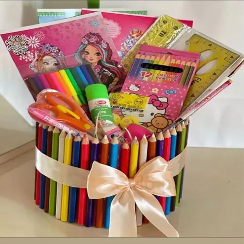 Back-to-School Stationery Cake