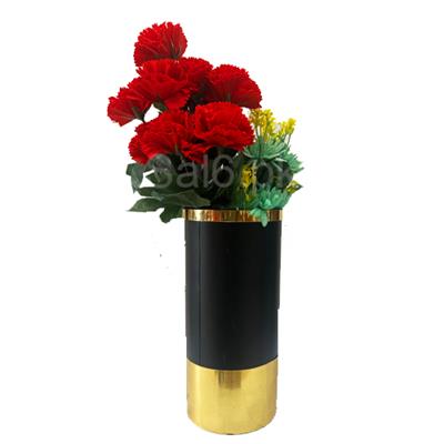 Gold Black Planter