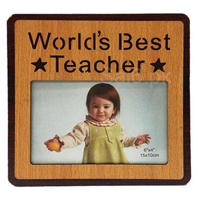 World's Best Teacher Wooden Frame