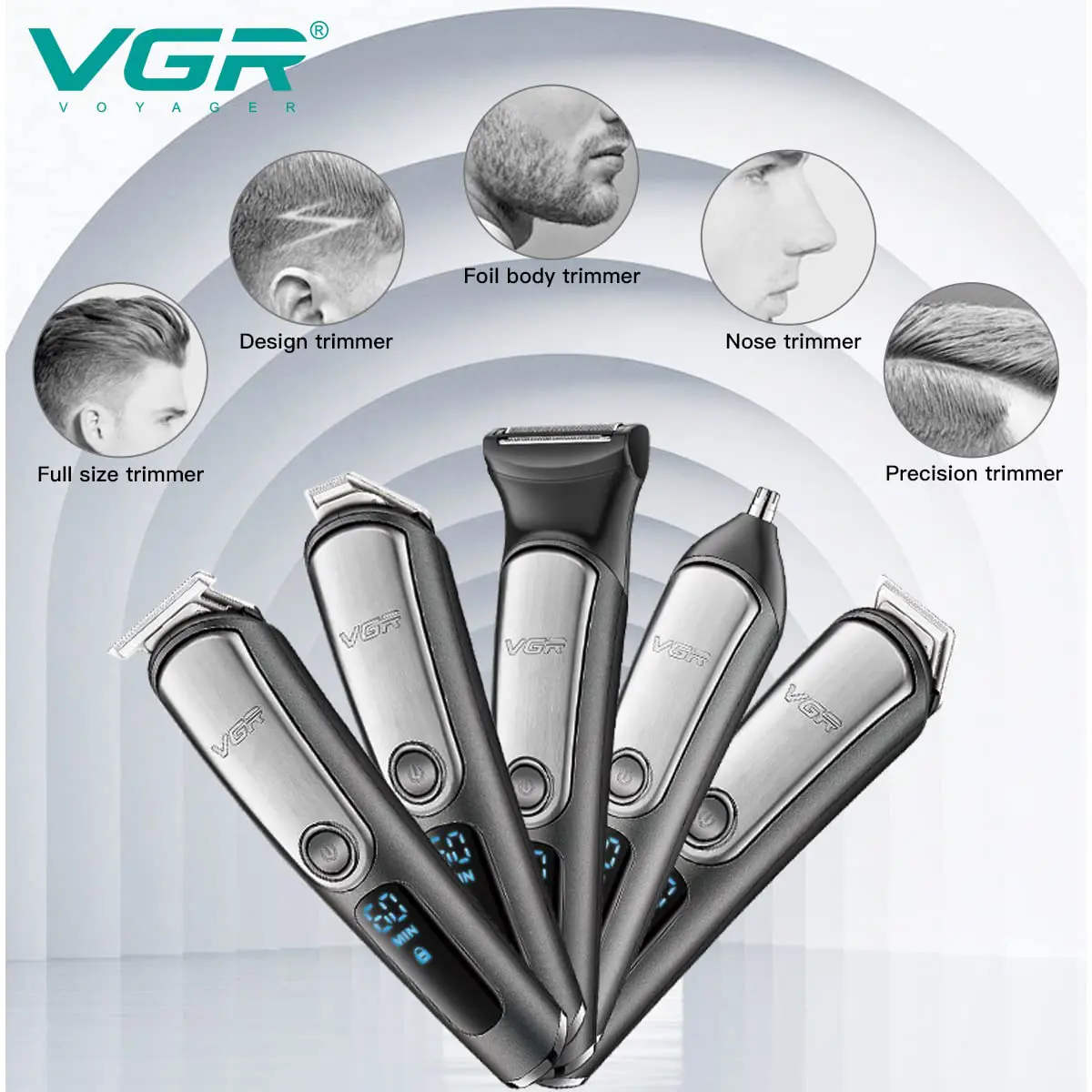 VGR V-105 5in1 美容器 VGR V-105 5-in-1, Face, Hair and Body -