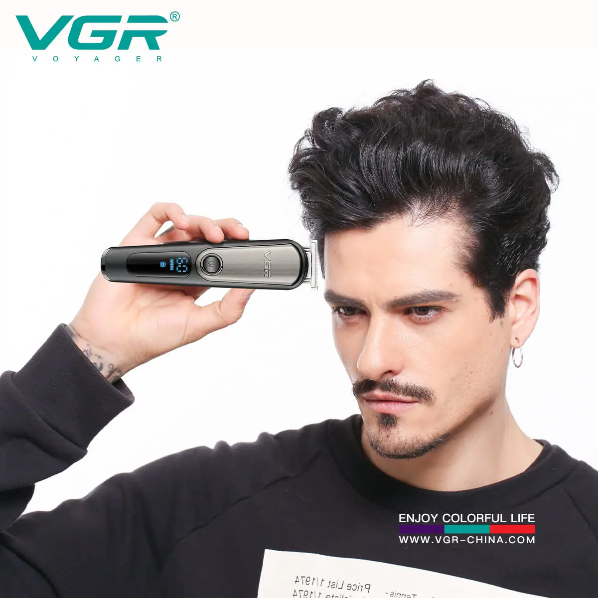 VGR V-105 5-in-1, Face, Hair and Body - Multi Grooming Kit