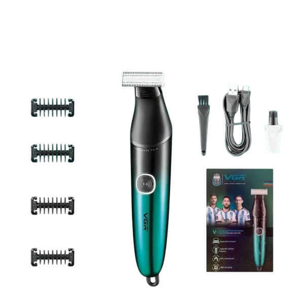 VGR V-339 Foil and Dual-sided Blades Shaver