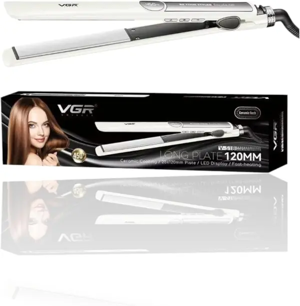 VGR Professional Hair Straightener, 120mm Ceramic Plates