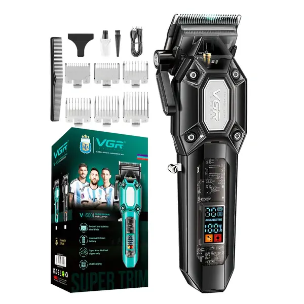 VGR V-600 Professional Cordless Hair Clipper for Men & Barbers