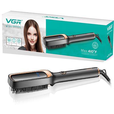 VGR V-560 Professional Hair Straightener Brush – Everyday Styling in 5 mins with Uniform Heat Technology