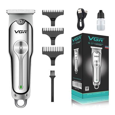 VGR V-071 Cordless Professional Hair Clipper Runtime: 120 Min Trimmer For Men With 3 Guide Combs