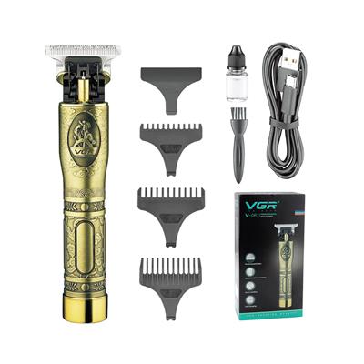 VGR V-081 Professional Rechargeable cordless Hair Trimmer Vintage T9 with Stainless steel Blades