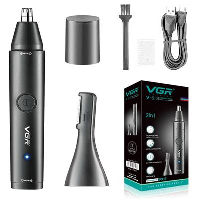 VGR V-613 Ear, Nose & Eyebrow Trimmer Professional USB Rechargeable Nose Trimmer for Men and Women