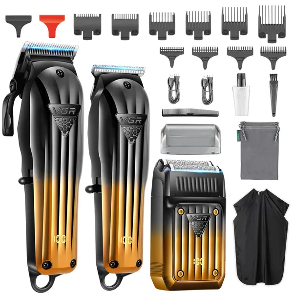 VGR V-644 Professional Barber Hair Cutting Kit