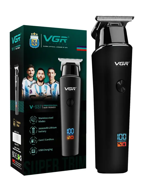 VGR V-937 Professional Cordless Rechargeable Hair Trimmer