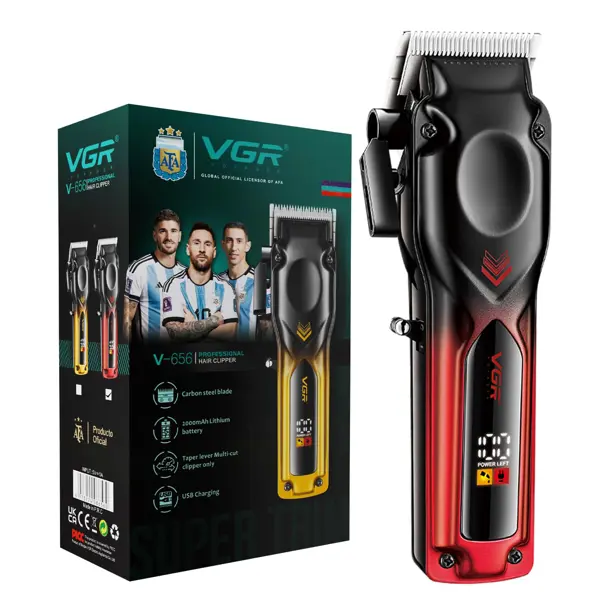 VGR V-656 Professional Hair Clipper for Men – Ceramic & Stainless Steel Blades