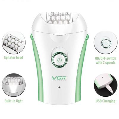 VGR V-705 Compact Professional Cordless Women Epilator