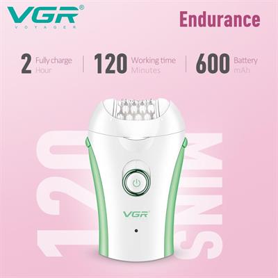 VGR V-705 Compact Professional Cordless Women Epilator