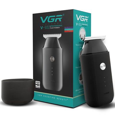 VGR V-932 Professional Hair Trimmer for Men, Precision T-Blade with USB Type-C Charging, Corded and Cordless