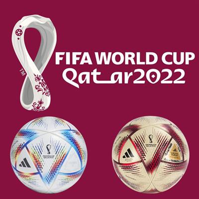 Replica Adidas Al-Rihla Soccer Match Ball FIFA World Cup Qatar 2022 Official Size 5