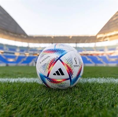 Original Adidas Al-Rihla Soccer Match Ball FIFA World Cup Qatar 2022 Official Size 5