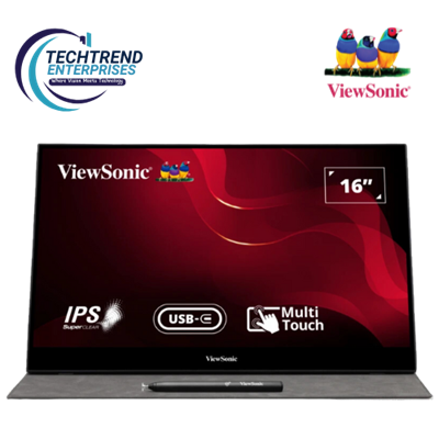 Viewsonic Portable 10-Point Touch Screen LED 16” Model: TD1655