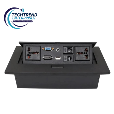 Technology Box, Conference Table Connectivity Hydraulic Pop Up Box Power Center