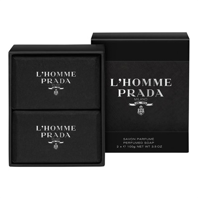 Prada L'Homme Soap 100g x 2