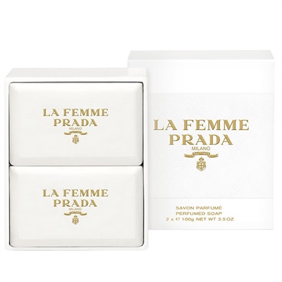 Prada La Femme Soap 100g x 2