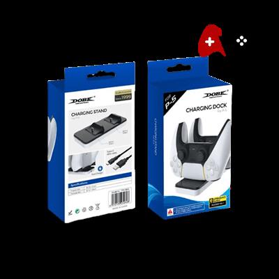 DOBE Charging Dock for PS5 Controllers.
