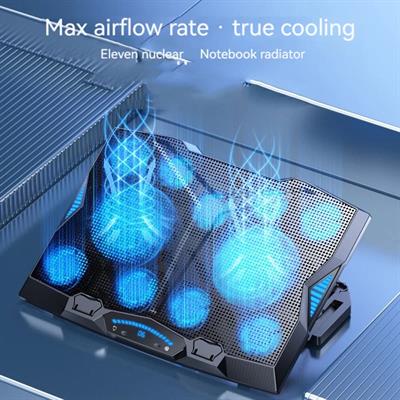 Z30 Cooler 11 Fan Notebook with Bracket Multi-Speed Multi-Angle Adjustable