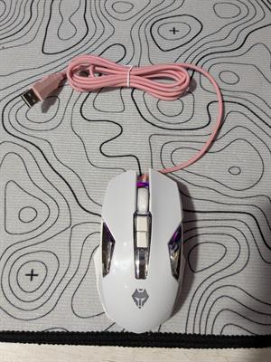 LANGTU G509 white wired RGB gaming mouse 