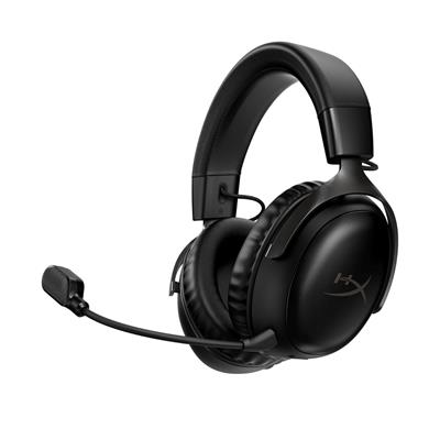 HyperX Cloud III Wireless Gaming Headset for PC, PS5, PS4, up to 120-hour Battery, 2.4GHz Wireless, DTS Spatial Audio, 53mm Angled Drivers, Memory Foam, Durable Frame, 10mm Microphone, Black (Open Box)