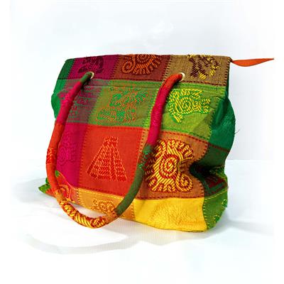 Multi Color Canvas Large Capacity Bag