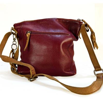 SAK Maroon Shoulder Bag