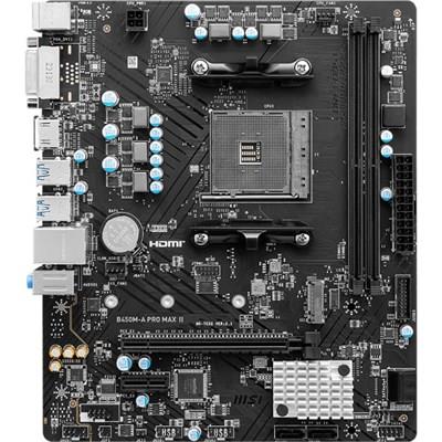 MSI B450M-A PRO MAX II AMD AM4 Motherboard | DDR4 Boost, Supports AMD Ryzen™ 5000 Series