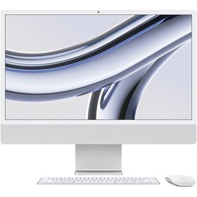 Apple iMac 24" | Apple M3 8-Core CPU, 8GB, 256GB SSD, 8-Core GPU | Silver | MQR93